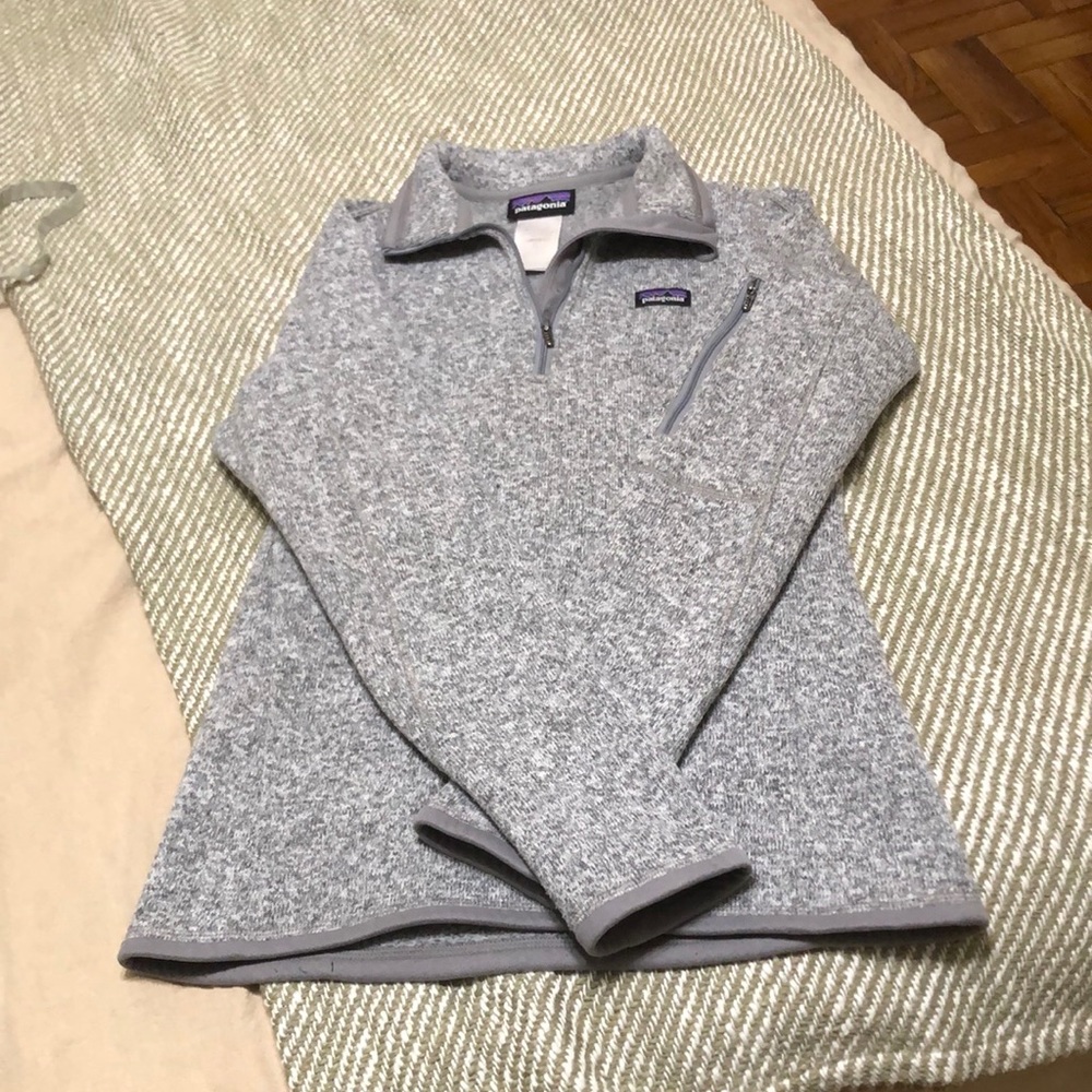 XS Patagonia Better Sweater 1/4 zip Grey